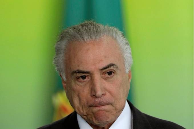 Temer é reprovado por 84% dos brasileiros Presidente Michel Temer no Palácio do Planalto (Ueslei Marcelino/Reuters)
