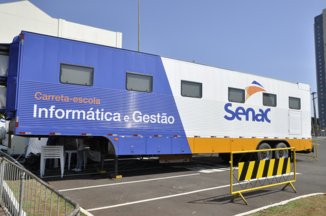 Unidade móvel do Senac leva cursos gratuitos a moradores de Bataguassu Unidade Móvel do Senac, que estará em Bataguassu. (Foto: Divulgação)