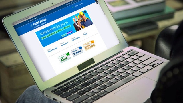 Senai continua com matrículas abertas para 6 cursos técnicos na modalidade a distância A vantagem é que o aluno pode assistir às aulas pela Internet no momento em que preferir (Foto/Assessoria)
