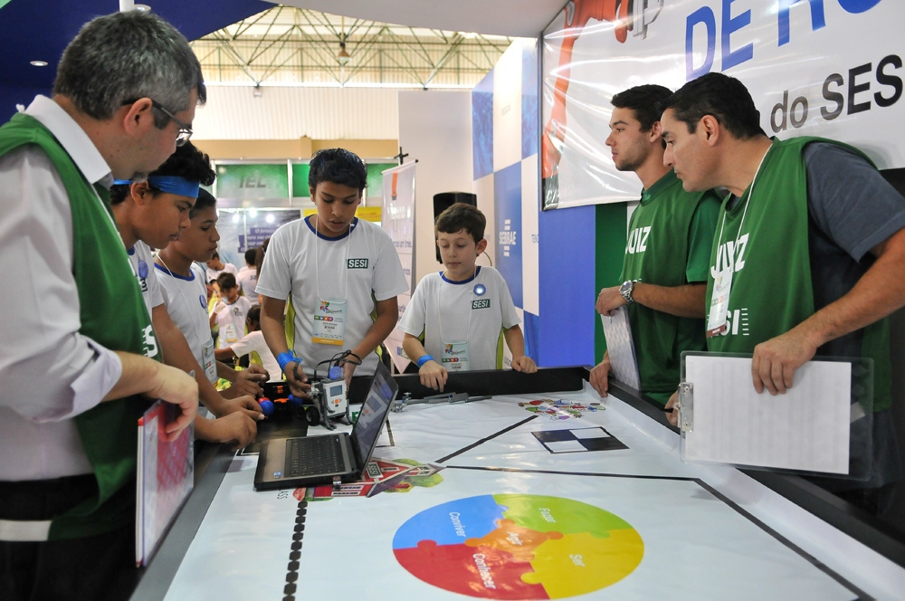 Sesi leva palestras e oficinas tecnológicas à Caça Talentos Expo 2015 Segundo a gerente de educação do Sesi, Simone Cruz, a intenção é apresentar propostas inovadoras e diferenciadas de aprendizado. (Foto: Assessoria de Imprensa)