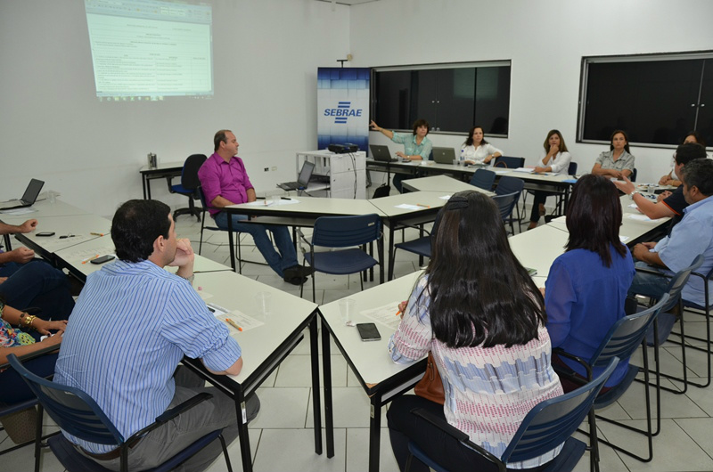 Secretarias participam de Oficina de Planejamento Participativo no Sebrae A reunião teve com objetivo definir o plano de ação para implementação da Lei Geral que beneficia as micros e pequenas empresas e o empreendedor individual. ( Foto: Assessoria de Imprensa)