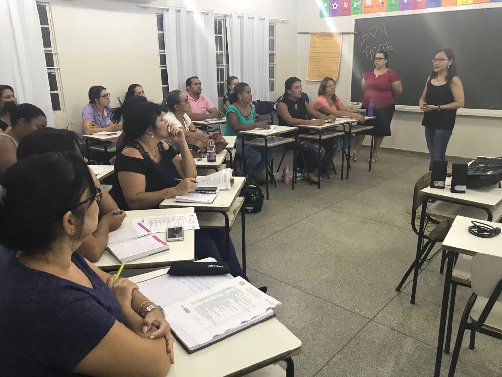 Núcleo de Educação Especial de Três Lagoas forma 92 profissionais da REME Formação de professores. (Fotos: Assessoria).