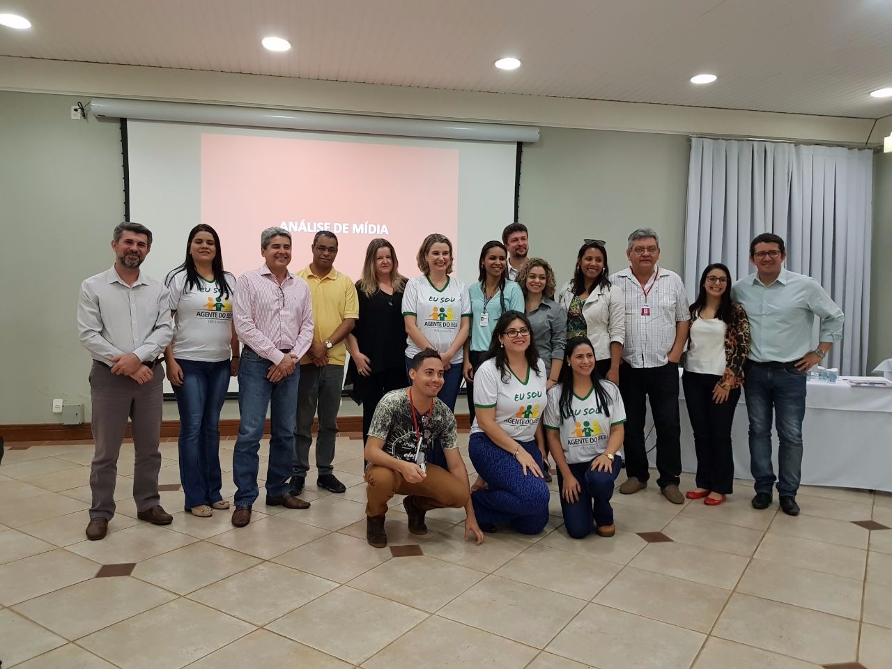 Jornalistas participam de formação sobre enfrentamento à exploração sexual de crianças e adolescentes Participantes e organizadores do evento. (Fotos: Perfil News).