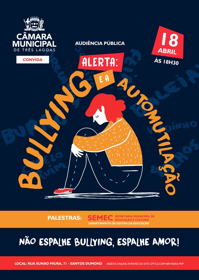 Vereadores propõem reunião para que o aumento de casos de bullying seja debatido Vereadores propõem reunião para que o aumento de casos de bullying seja debatido