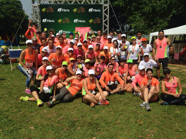 Grupo de corrida de Três Lagoas tem destaque em competições estaduais Corrida da Fibria em Três Lagoas, 2015. (Foto: Equipe Runners Pró Saúde de Três Lagoas)