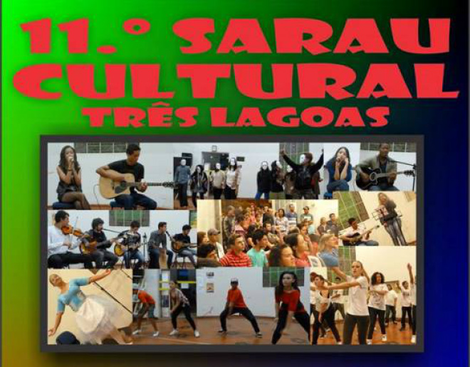 Inscrições para o Sarau Cultural de Três Lagoas vão até hoje A 11ª edição do Sarau acontecerá no dia 28 de setembro (sábado), às 19h30, no Saguão da antiga Prefeitura de Três Lagoas (Foto: Divulgação/Assecom)