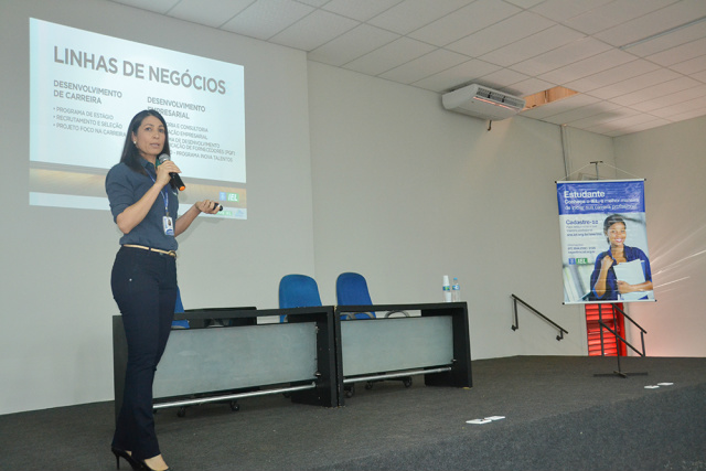 A palestra foi realizada aos acadêmicos de diversos cursos superiores da Anhanguera, campus da Avenida Gury Marques, em Campo Grande (Foto: Assessoria)