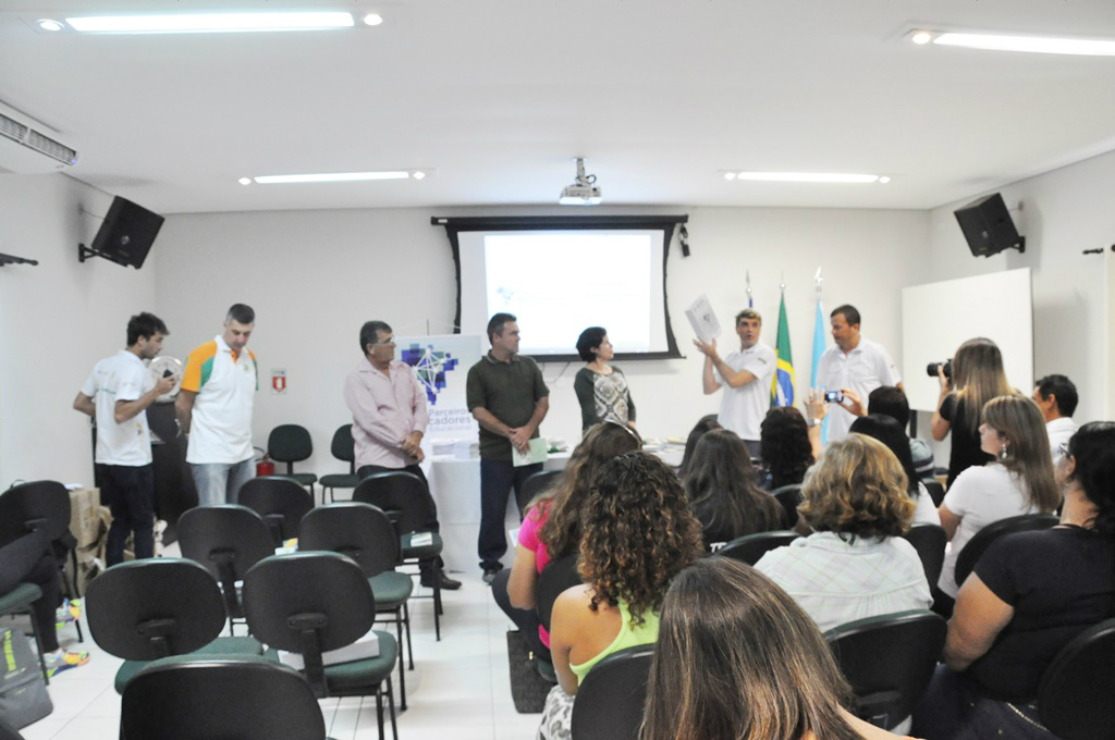  A prefeita Marcia Moura (PMDB) esteve na aula inaugural, realizada no Centro de Convenções do TAJ Hotel. (Foto: Assessoria)