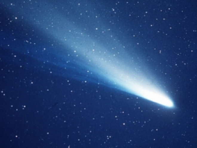 As chuvas de meteoros não representam risco para a Terra e ocorrem em praticamente todos os meses, algumas com mais intensidade e ampla visibilidade (Foto: Divulgação da Nasa do Cometa Halley)