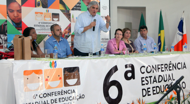 Delcídio se posicionou também contra a intenção de alguns governadores, que defendem a revisão dos critérios de reajuste do piso salarial dos professores (Foto: Divulgação/ Assecom)
