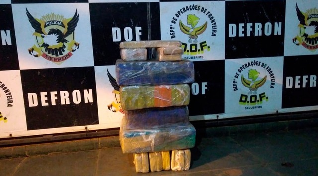DOF prende homem por Tráfico de Drogas em Deodápolis O entorpecente estava escondido no porta-malas e nas laterais do veículo (Foto/Assessoria)