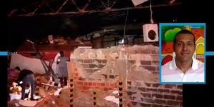 Bandidos armados assaltam a Protege de Araçatuba e atacam quartel da PM Bandidos teriam usado dinamite para explodir cofre da Protege; no destaque, o policial André Ferro, que foi morto