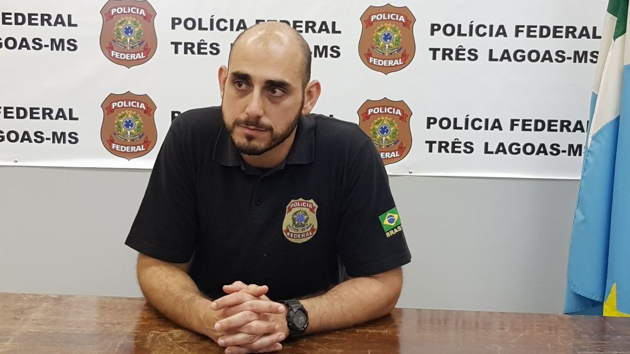 Em Três Lagoas, polícia desarticula quadrilha com família e servidor público envolvidos Alan Givigi, delegado de Polícia Federal. (Fotos: Ricardo Ojeda/Perfil News).