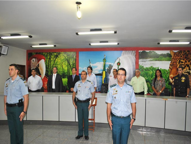 Novo comandante da PM oficializa posse em Bataguassu Assumiu o comando, o Cap QOPM José Roberto de Souza em substituição ao 2º Tenente QOPM Frederico Françoso Canola (Foto:Divulgação/ Cidades na Web)
