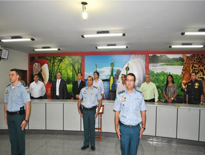 Assumiu o comando, o Cap QOPM José Roberto de Souza em substituição ao 2º Tenente QOPM Frederico Françoso Canola (Foto:Divulgação/ Cidades na Web)