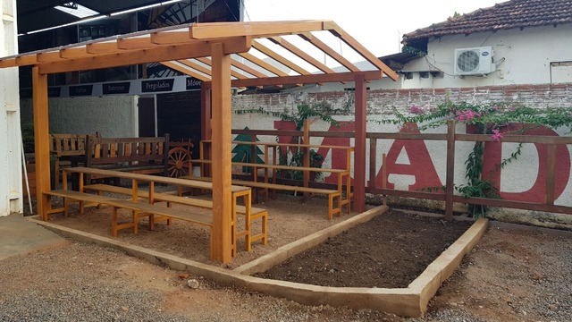 Mademinas vai inaugurar ‘Espaço Verde’ com exposição de Rosas do Deserto O espaço verde já está quase concluído, faltando apenas a aplicação das plantas e ornamentação (Foto: Ricardo Ojeda)