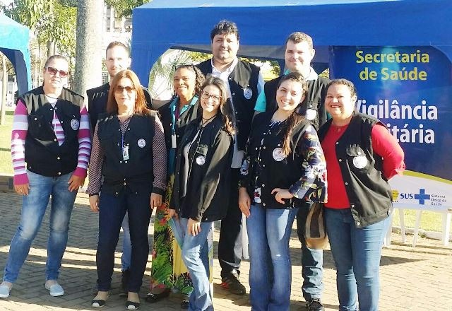Dia Nacional da Vigilância Sanitária é comemorado na praça Teve a finalidade de marcar a data em que se comemora o Dia Nacional da Vigilância Sanitária (Foto/Assessoria)