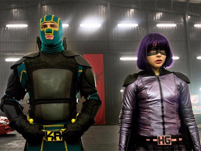 Aaron Taylor-Johnson e Chloë Grace Moretz em ‘Kick-ass 2’ (Foto: Divulgação)