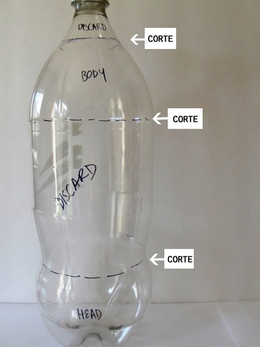 Coruja de garrafa PET passo a passo