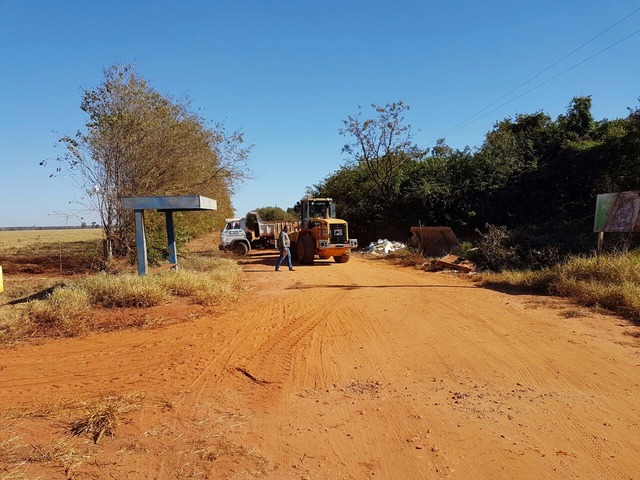 O acesso ao Assentamento Pontal do Faia a lixeira foi substituída (Foto/Assessoria)