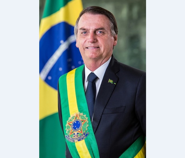 Planalto divulga retrato oficial de Jair Bolsonaro como presidente Retrato oficial de Jair Bolsonaro como presidente da República — Foto: Alan Santos/PR