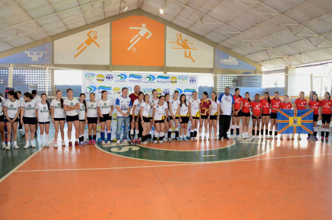 Sejuvel encerra JOJUMS com competições de Voleibol Esse foi o terceiro evento sediado em Três Lagoas em 2013 (Foto: Divulgação/Assecom)