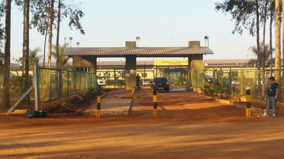 Presídio semiaberto da Gameleira, em Campo Grande (Foto: Osvaldo Nóbrega/TV Morena)