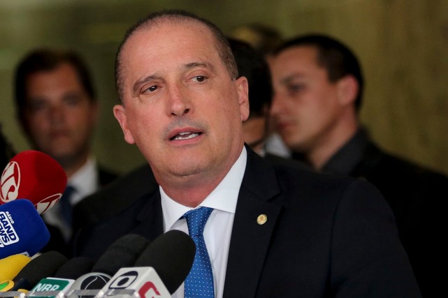 Governo estuda enviar proposta única de reforma da Previdência Ministro da Casa Civil Onyx Lorenzoni, em foto de Wilson Dias/Agência Brasil