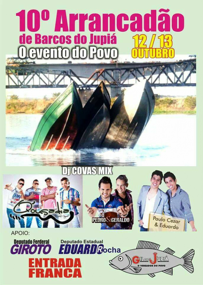 Mesmo sem apoio da prefeitura, 10º Arrancadão de Barcos vai acontecer em TL Mesmo sem apoio da prefeitura, 10º Arrancadão de Barcos vai acontecer em TL