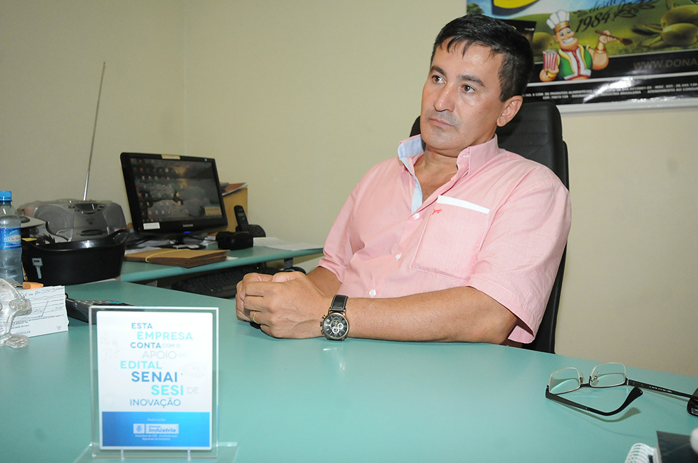 Instituto Senai de Alimentos entrega troféu de inovação para a indústria Donana. (Foto: Assessoria)