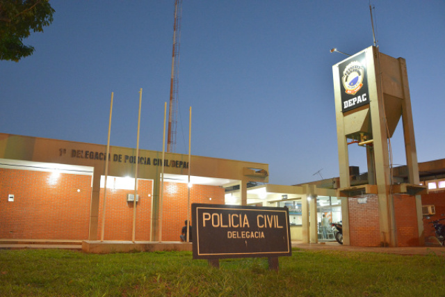 O caso foi registrado na 1ª Delegacia de Polícia Civil em Dourados (Foto: Marcos Ribeiro/ Jornal O Progresso)