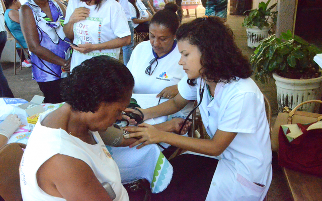 Unidade de Saúde da Vila Alegre promove ação voltada a hipertensos e diabéticos Foi uma manhã de ações, programadas para educação e prevenção em saúde (Foto:Assessoria)