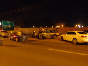 PRF de Três Lagoas fecha o cerco contra motoristas alcoolizados Ao todo foram feitos 70 testes de bafômetros, onde 14 condutores foram notificados e desses, quatro foram presos por estarem dirigindo sobre efeito de bebida alcoólica (Foto: Divulgação)