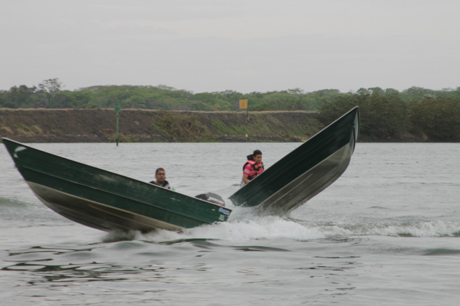 Organizadores comemoram sucesso do 10ª Arrancadão de Barcos de Jupiá Competidores mostraram muita habilidades nas manobras radicais (Foto: Ricardo Ojeda)