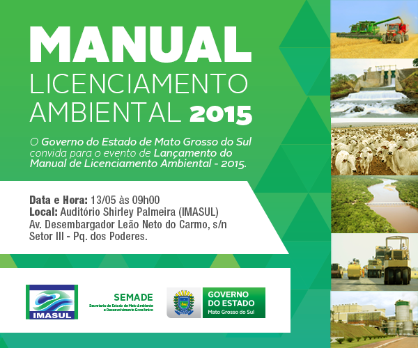 Convite do manual do licenciamento. (Foto: Assessoria)