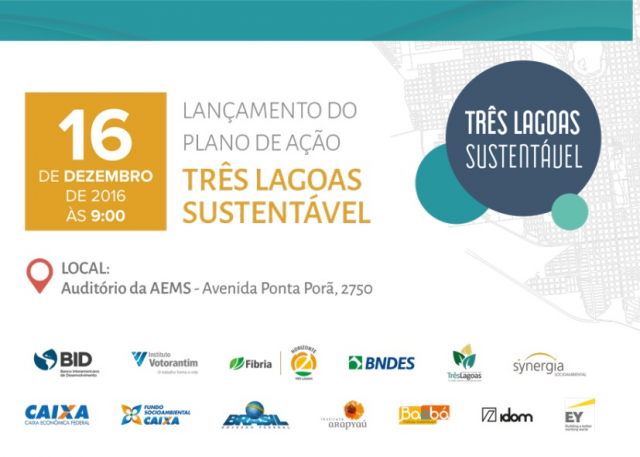 Fibria e parceiros lançam na sexta-feira Plano de Ação Três Lagoas Sustentável O Plano de Ação tem como objetivo apoiar o município a traçar um planejamento estratégico na rota do seu desenvolvimento, a partir de uma iniciativa intersetorial e apartidária, conduzida de forma participativa e em estreito relacionamento com a sociedade. (foto: Divulgação)