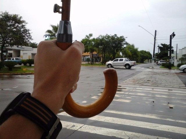 Chove o dia todo nesta quarta (16) em Três Lagoas. (Foto: Lucas Gustavo/ Perfil News). 