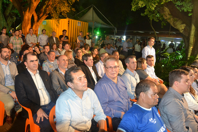 Na abertura da Expogrande, 3º vice-presidente da Fiems destaca força da cadeia da carne O evento agropecuário teve início na noite de quinta-feira em Campo Grande. (Foto: Assessoria)
