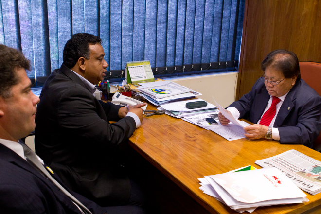 Vice-prefeito de Novo Mundo solicita recursos para obras Otsubo enfatizou que nos próximos dias vai solicitar nos ministérios recursos para viabilizar os pleitos ou parte deles (Foto: Divulgação/Assecom)