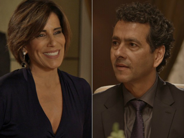 BABILÔNIA: Beatriz se insinua para Aderbal Beatriz conhece família de Laís e tenta se aproximar de Aderbal (Foto: TV Globo)