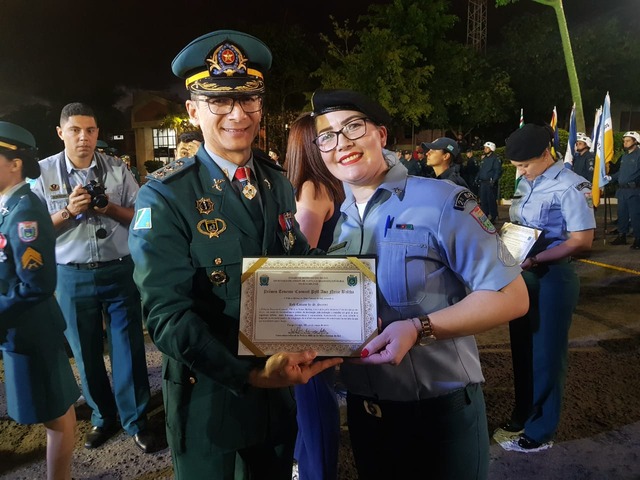 Polícia Militar realiza outorga da Medalha Tiradentes e Prêmio Tenente-Coronel Solenidade militar que outorgou a Medalha Tiradentes e do Prêmio Tenente-Coronel PM Ana Neize Baltha (Foto/Assessoria)