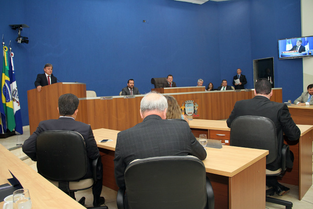 Em entrevista, Jorge do Gas diz que administração da Câmara é transparente e enxuta As atividades do legislativo de 2016 em de Três Lagoas foram iniciadas na terça-feira, 2, co a presença da prefeita Marcia Moura e demais autoridades do município (Foto: Assessoria)