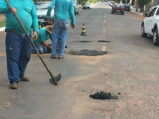 A recuperação asfáltica sera na região do JOMAP. (Foto: Assessoria)