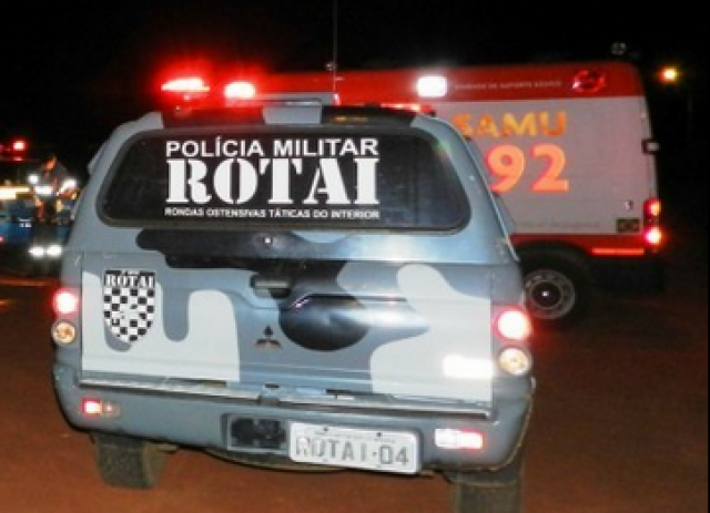 Após acertar dívida, dono de imóvel tenta matar inquilino a tiros em Três Lagoas Equipes da ROTAI e SAMU atenderam a ocorrência (foto: Divulgação)