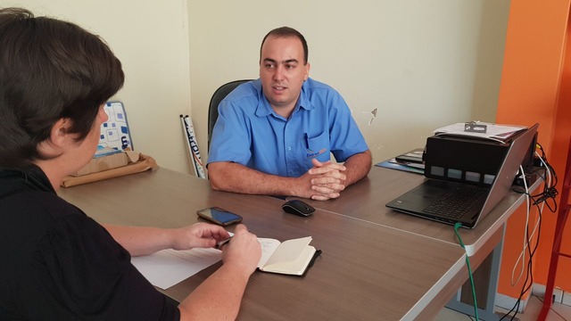 O Engenheiro eletricista,Jeandress Chaves Gattis falou ao Perfil News que o número de projetos comerciais tende a triplicar nos próximos meses (Foto: Ricardo Ojeda)