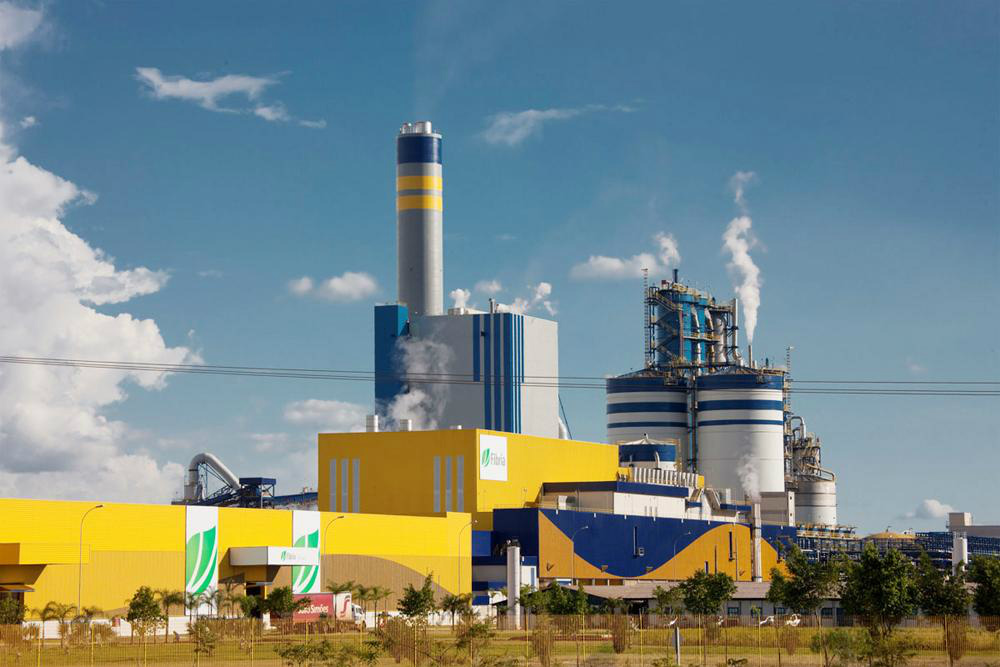 Longen destaca que ampliação da Fibria mostra como setor está superando a crise Fachada da Fibria. (Foto: Assessoria)