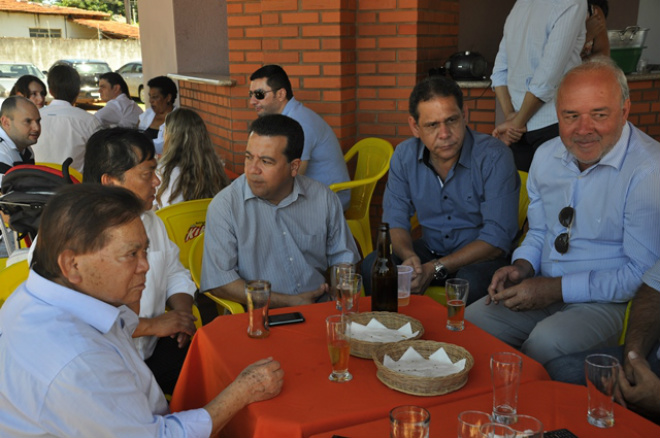 Akira participa de inauguração de delegacia do CRO Após a solenidade de inauguração, foi oferecido um almoço para os profissionais e autoridades presentes (Foto: Divulgação/Assecom)