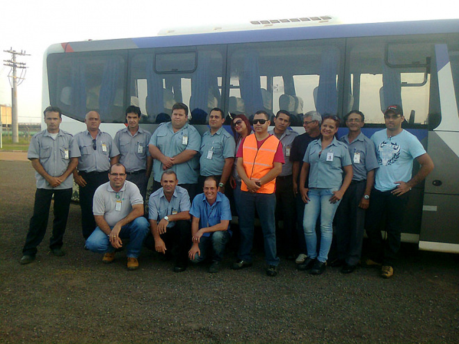 Fibria tem treinamentos de segurança periódicos para motoristas De abril a setembro foram realizados oito treinamentos com a presença de 52 motoristas de quatro empresas (Foto: Divulgação/Assecom)