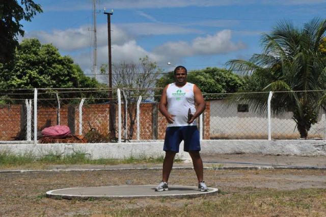 Atleta de Três Lagoas se destaca no lançamento de disco e arremesso de peso O atleta é recordista Pan-Americano na prova de Lançamento do Disco e na prova de Arremesso do Peso (Foto: Divulgação)
