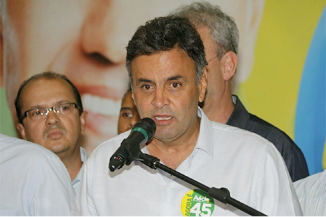 Na coletiva, o presidenciável tucano falou sobre denúncias e trocas de acusações na campanha eleitoral (Foto: Midiamax News)